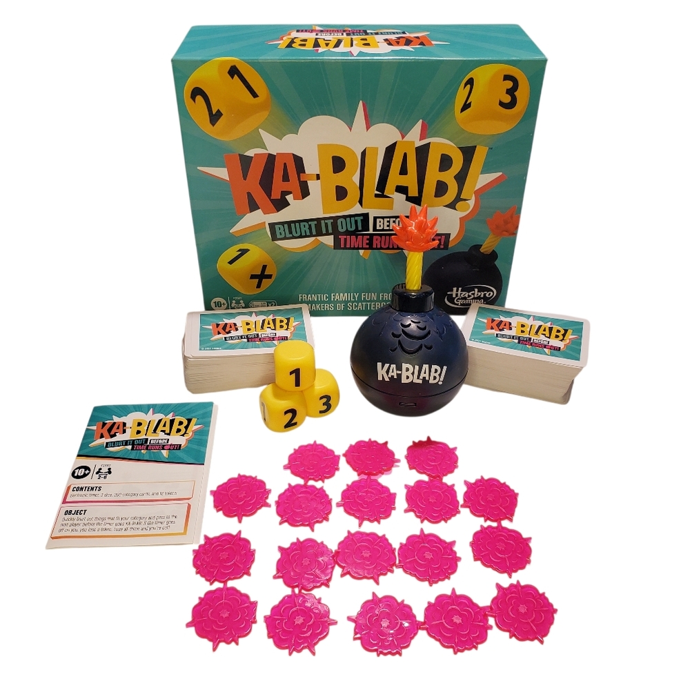 Ka-Blab Game Hasbro Family Fun 2-6 Players Complete